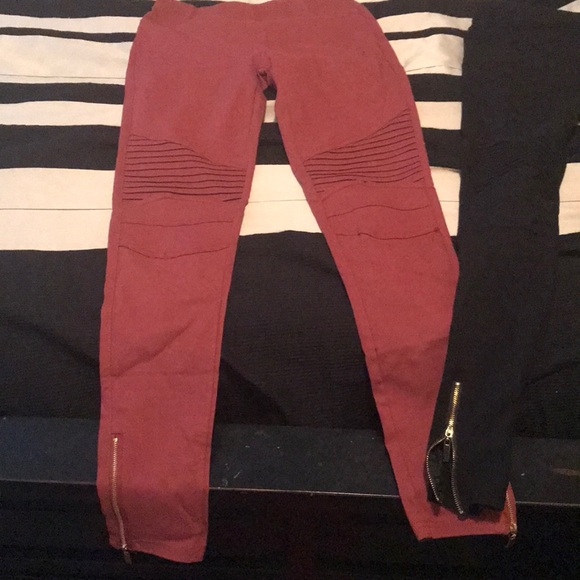 Denim leggings pink or black - Picture 1 of 4